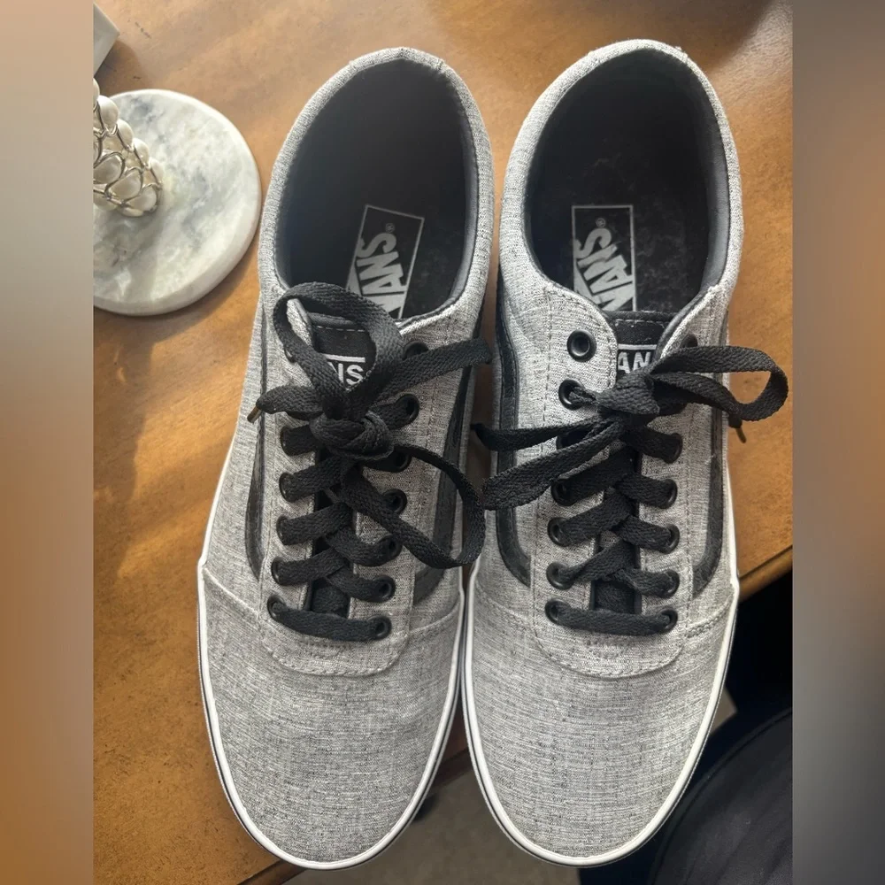 Vans Gray Canvas Men's sneakers - Picture 4 of 8